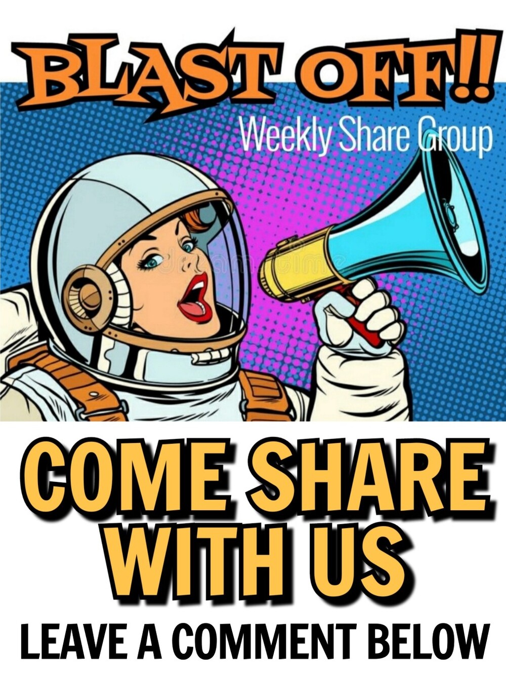 LEAVE A COMMENT BELOW IF YOU'RE INTERESTED IN SHARING WITH US!!